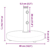 Parasol Base For Ø32/38/48 Mm Poles Round