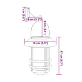 Solar Outdoor Wall Lanterns 4 Pcs