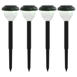 Solar Pathway Lights With Ground Spikes 4 Pcs & Rgb