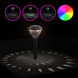 Solar Pathway Lights With Ground Spikes 4 Pcs & Rgb