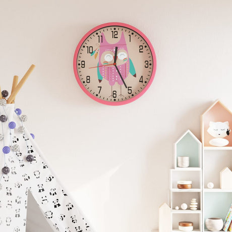 Wall Clock Ø25.5 Cm Polystyrene And Glass