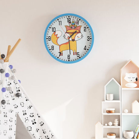 Wall Clock Ø25.5 Cm Polystyrene And Glass