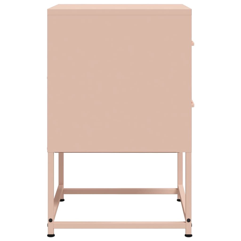 Bedside Cabinets 2 Pcs 36X39X60.5 Cm Steel