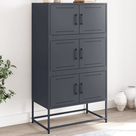 Sideboard Olive 68.5X38.5X123.5 Cm Steel