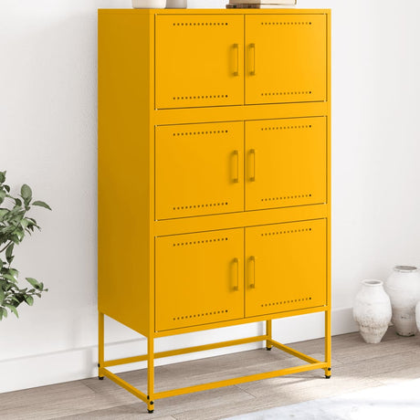 Sideboard Olive 68.5X38.5X123.5 Cm Steel