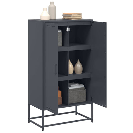 Highboard 68.5X38.5X123.5 Cm Steel