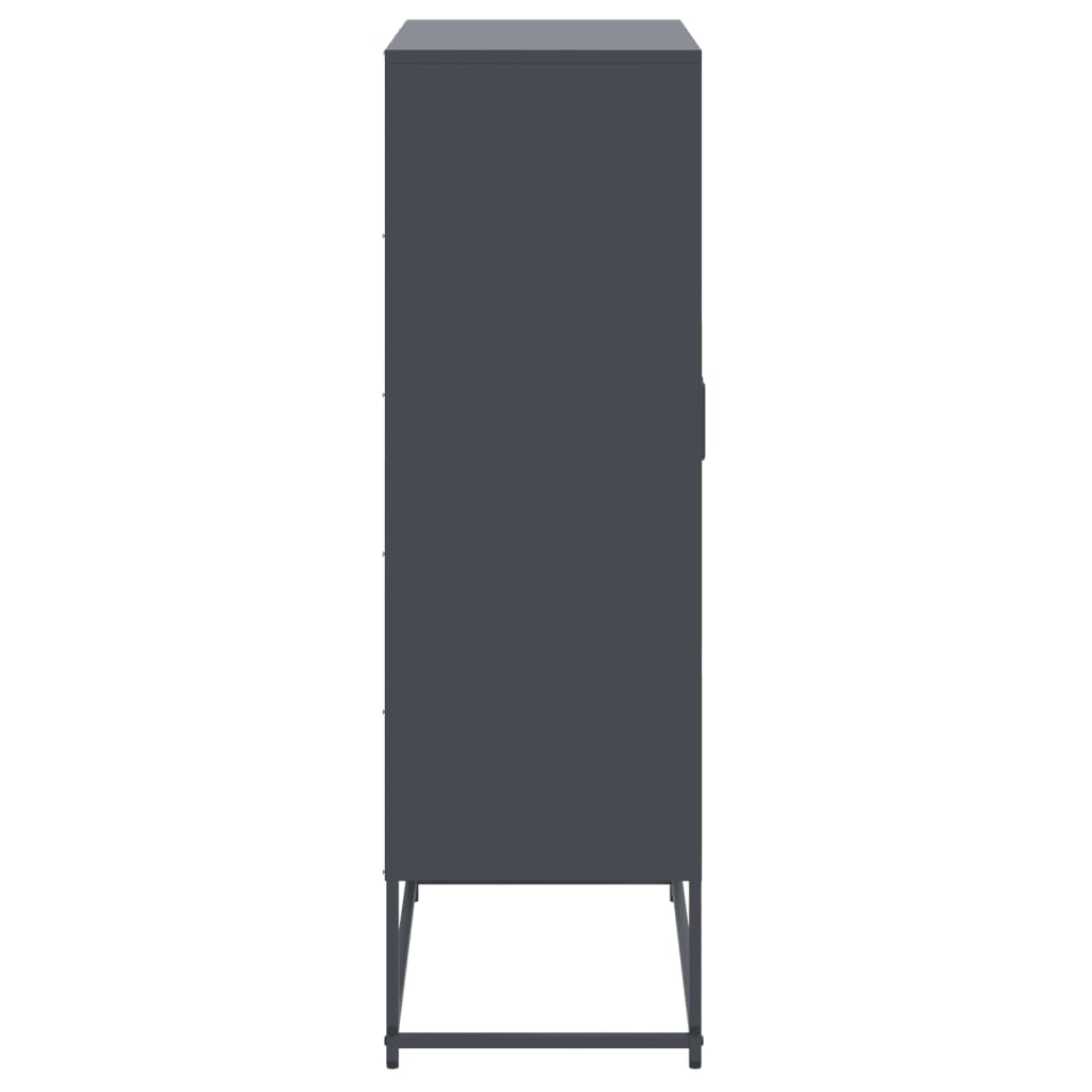 Highboard 68.5X38.5X123.5 Cm Steel