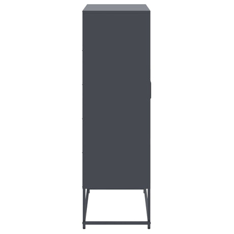 Highboard 68.5X38.5X123.5 Cm Steel