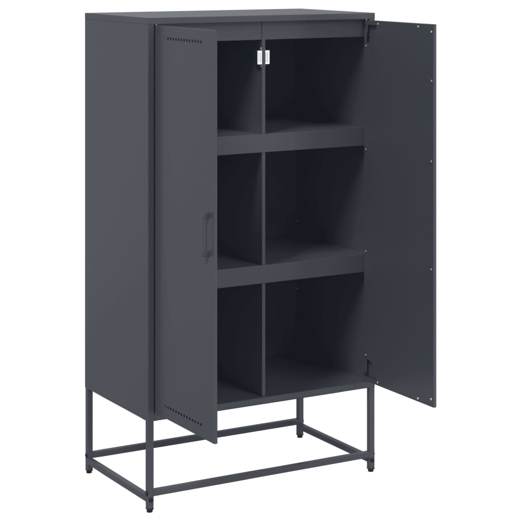 Highboard 68.5X38.5X123.5 Cm Steel