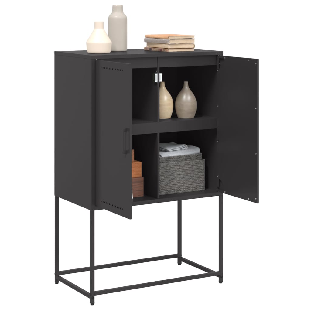 Highboard 68.5X38.5X107 Cm Steel