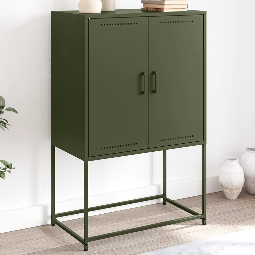 Highboard 68.5X38.5X107 Cm Steel