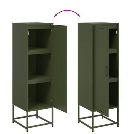 Highboard Olive 36X39X123 Cm Steel