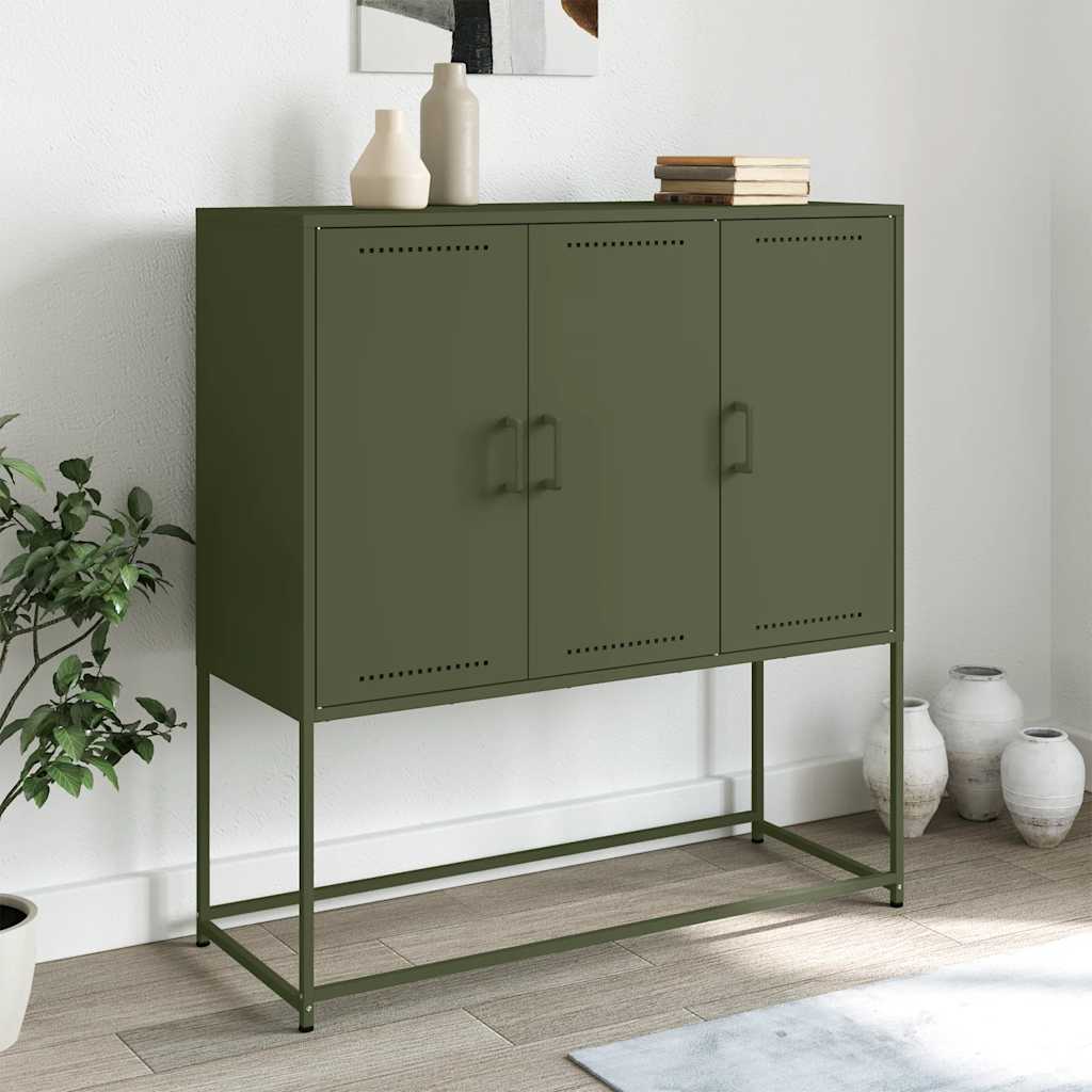 Highboard 100.5X39X107 Cm Steel