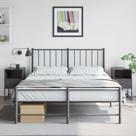 Bedside Cabinets 2 Pcs 36X39X60.5 Cm Steel