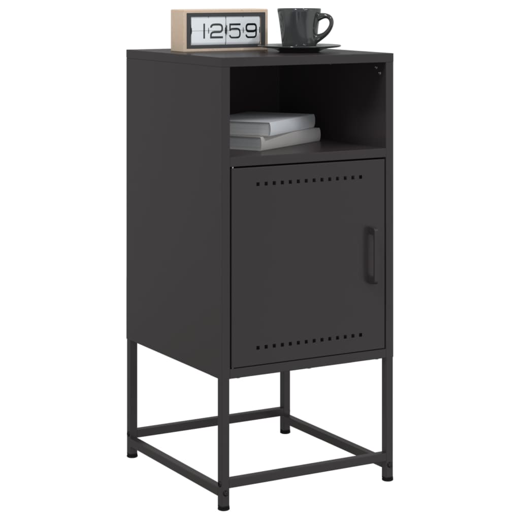 Bedside Cabinet 36X39X78 Cm Steel