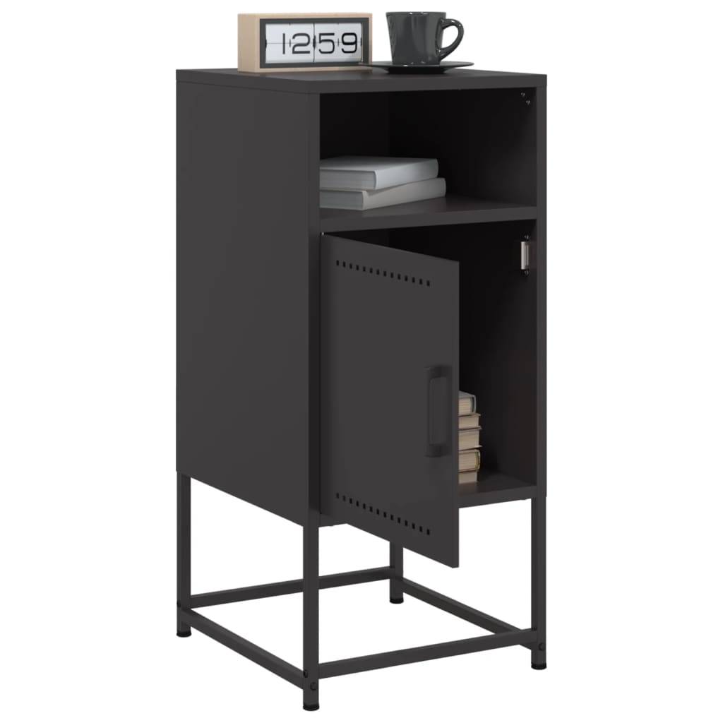 Bedside Cabinet 36X39X78 Cm Steel