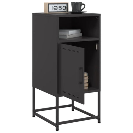 Bedside Cabinet 36X39X78 Cm Steel