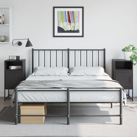 Bedside Cabinet 36X39X78 Cm Steel