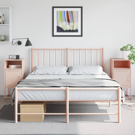Bedside Cabinet 36X39X78 Cm Steel