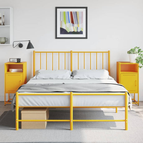 Bedside Cabinet 36X39X78 Cm Steel