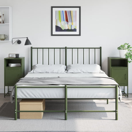 Bedside Cabinet 36X39X78 Cm Steel