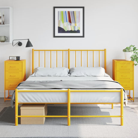 Bedside Cabinets 2 Pcs 36X39X78 Cm Steel