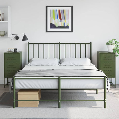 Bedside Cabinets 2 Pcs 36X39X78 Cm Steel