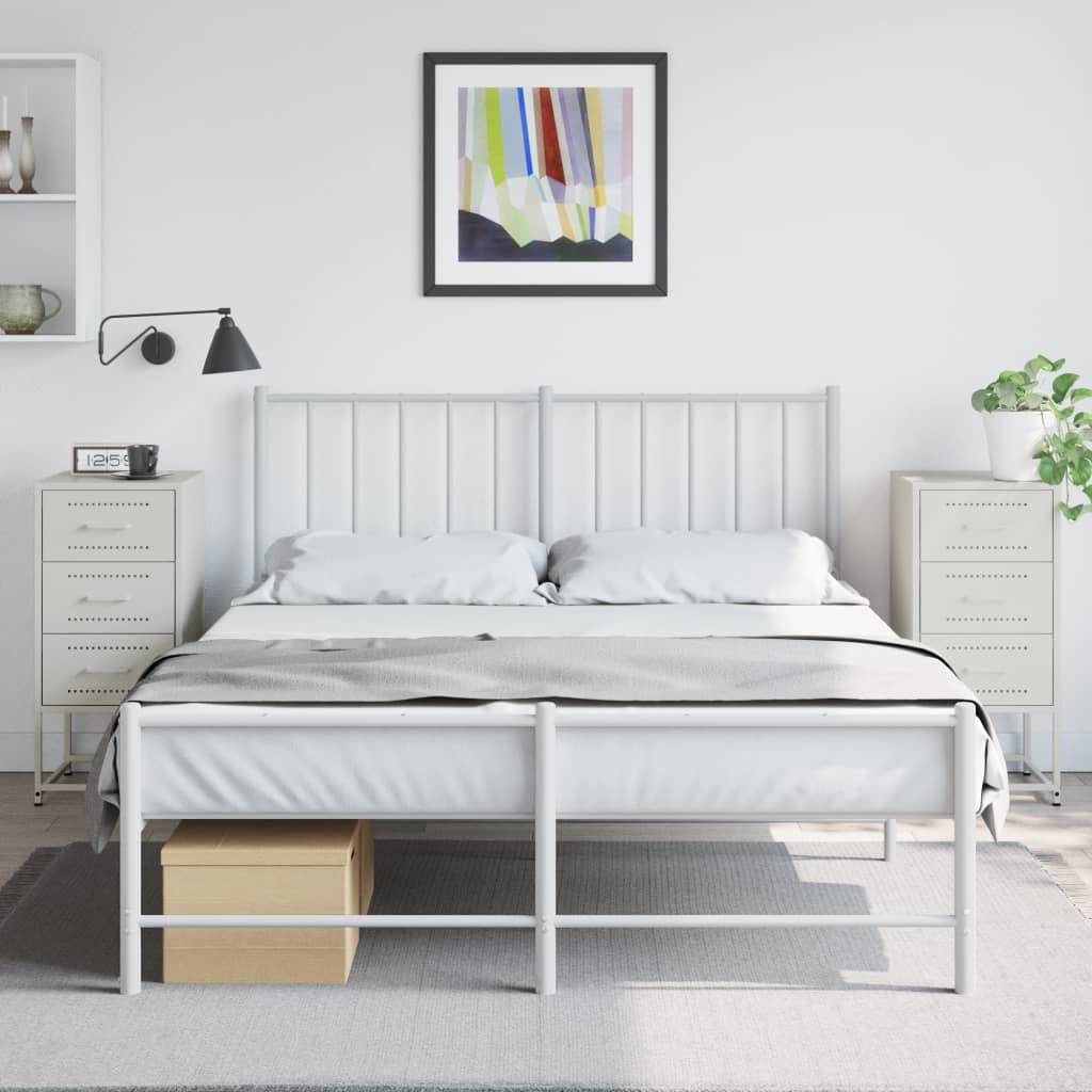 Bedside Cabinets 2 Pcs 36X39X78 Cm Steel