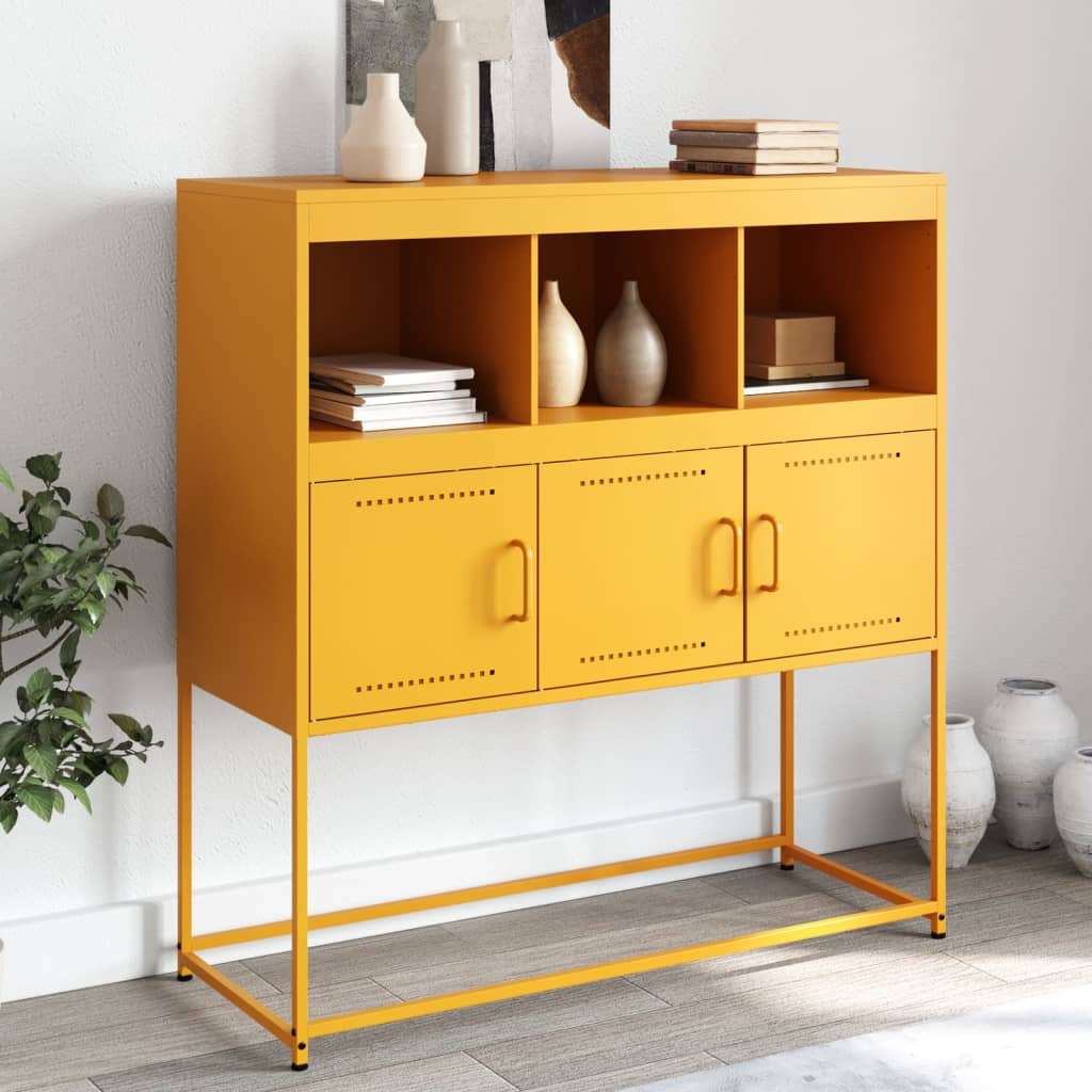 Sideboard Olive 100.5X39X107 Cm Steel