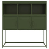 Sideboard Olive 100.5X39X107 Cm Steel