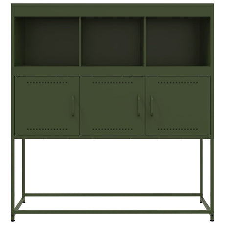 Sideboard Olive 100.5X39X107 Cm Steel