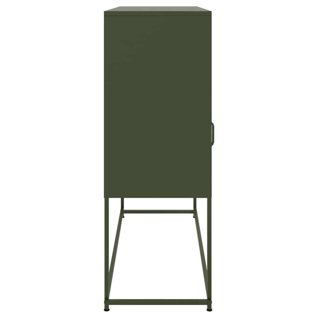 Sideboard Olive 100.5X39X107 Cm Steel