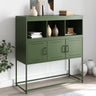 Sideboard Olive 100.5X39X107 Cm Steel