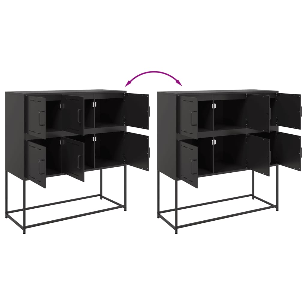 Sideboard 100.5X39X107 Cm Steel