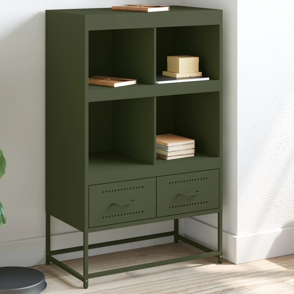 Highboard 68.5X39X111.5 Cm Steel