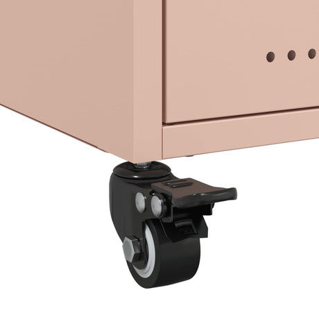 Bedside Cabinets 2 Pcs 36X39X43.5 Cm Steel