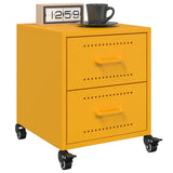 Bedside Cabinets 2 Pcs 36X39X43.5 Cm Steel