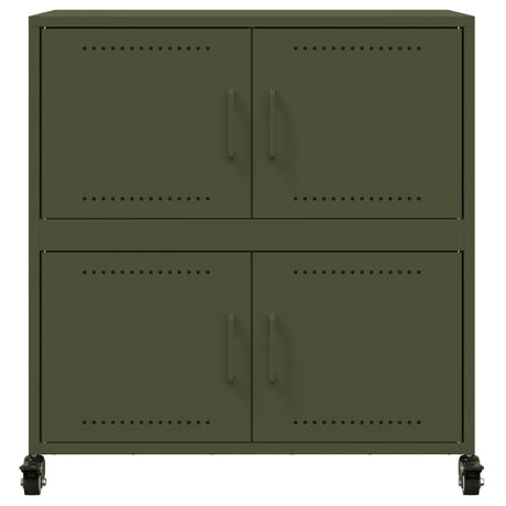 Sideboard Olive 68X39X72 Cm Steel
