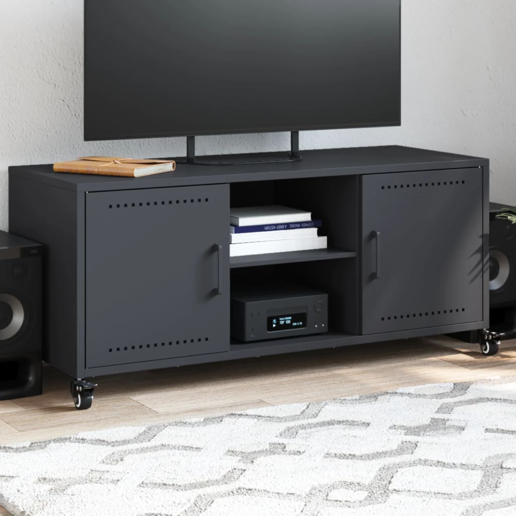 Tv Cabinet Olive 100.5X39X43.5 Cm Steel