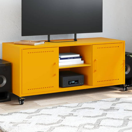Tv Cabinet Olive 100.5X39X43.5 Cm Steel