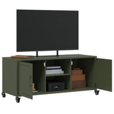 Tv Cabinet Olive 100.5X39X43.5 Cm Steel