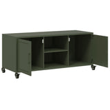 Tv Cabinet Olive 100.5X39X43.5 Cm Steel