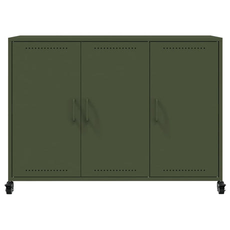 Sideboard Olive 100.5X39X72 Cm Steel