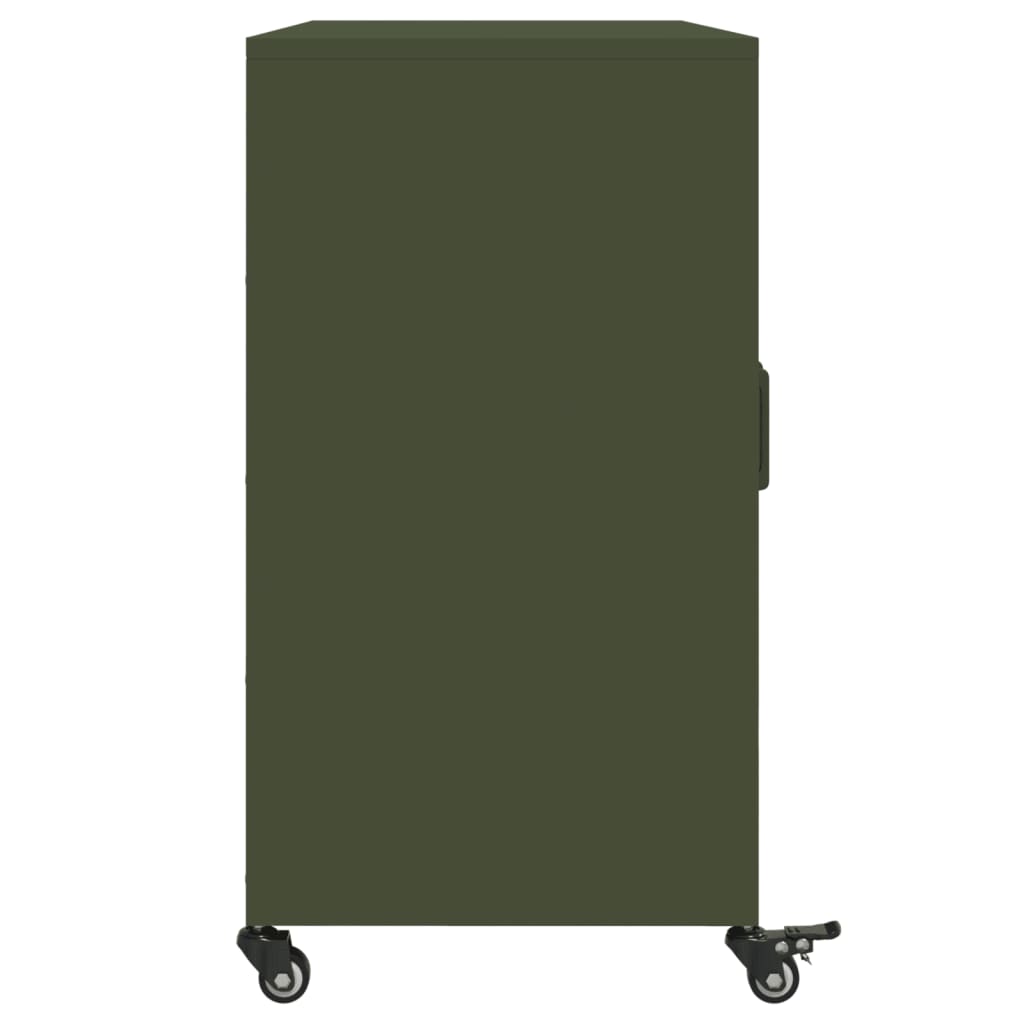 Sideboard Olive 100.5X39X72 Cm Steel