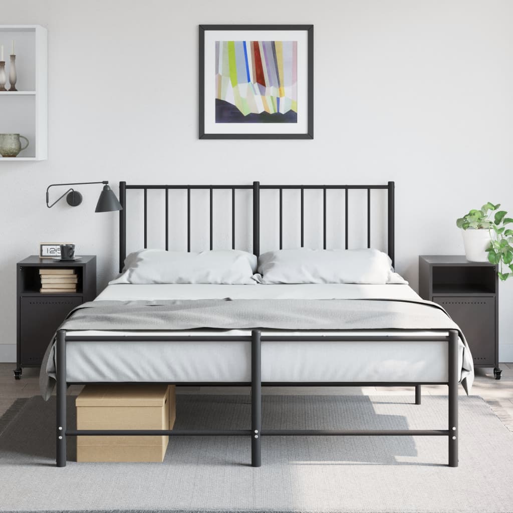Bedside Cabinets 2 Pcs 36X39X59 Cm Steel
