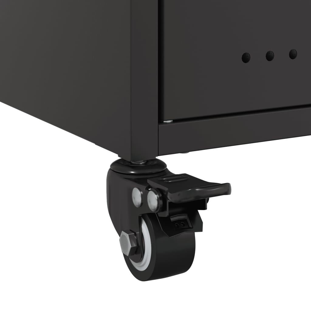 Bedside Cabinets 2 Pcs 36X39X59 Cm Steel