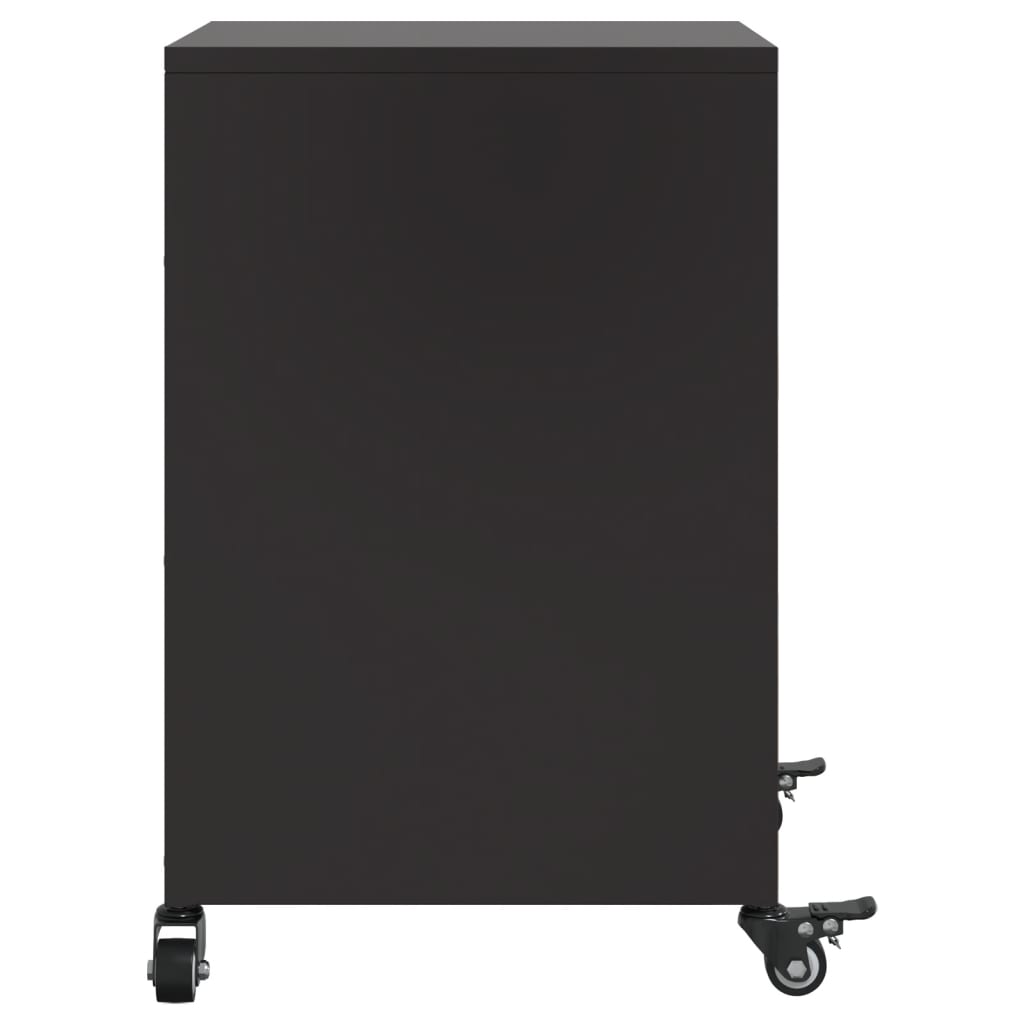 Bedside Cabinets 2 Pcs 36X39X59 Cm Steel