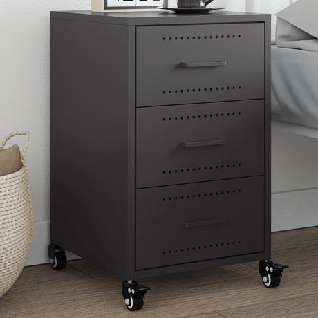 Bedside Cabinet 36X39X59 Cm Steel