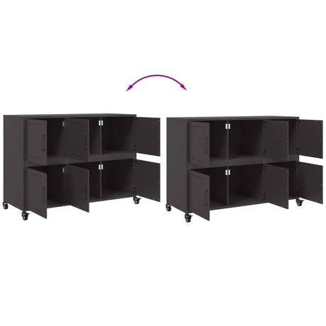 Sideboard 100.5X39X72 Cm Steel