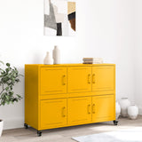 Sideboard Mustard 100.5X39X72 Cm Steel
